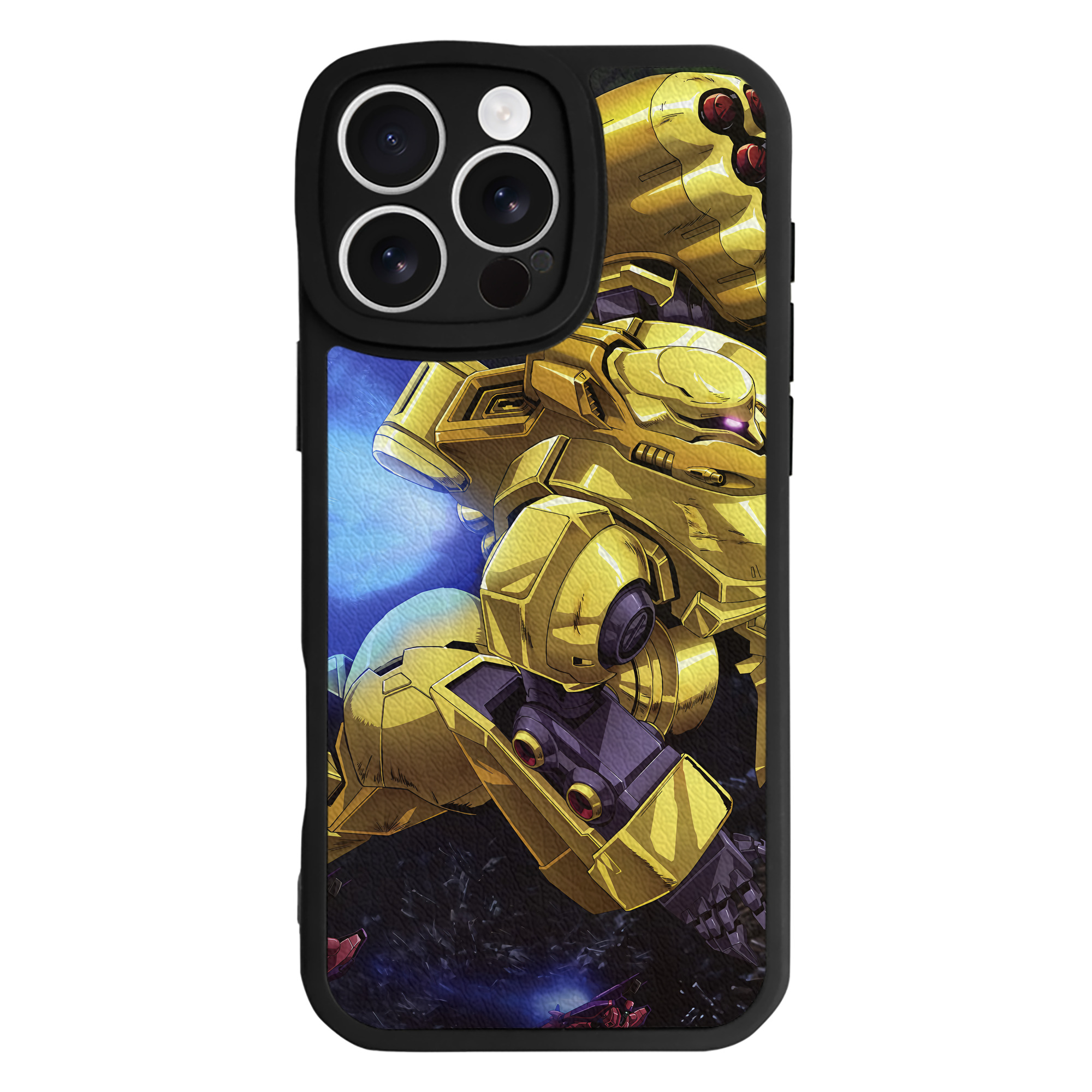 （画像用） 機動戦士ガンダム Mobile Suit Gundam 【iPhone 16シリーズ対応】シリコンスマホケース（レザー調） 材質：シリコン
